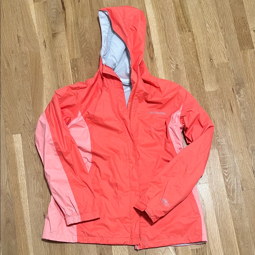Columbia Vibrant Coral and Light Pink Jacket